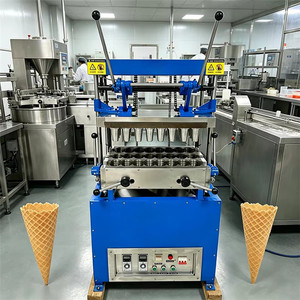 Machine manuelle à gaufres pour cornets de crème glacée, équipement commercial pour la fabrication de cornets croustillants - Product Image 5
