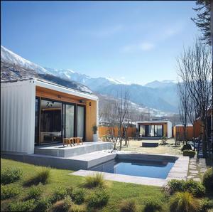 Maisons conteneurs modernes vitrées, espaces modulaires résidentiels et commerciaux multi-scènes préfabriqués - Product Image 6