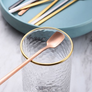 Set di cucchiai in acciaio inossidabile posate da tavola nuovo ristorante di moda - Product Image 2