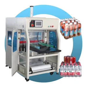 ORME Small Bottle Automatic Pe Film Package Shrink Wrap Pack Heat Tunnel Wrapping Machine Price for Sale