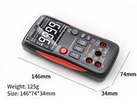 Multimeter Digital ZOYI ZT-X 9999 hitungan rentang otomatis EBTN LCD DC AC Voltmeter pengukur Amper arus kapasitor Ohm Temp Hz NCV Tester