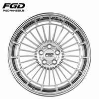 Jantes forgées polies à 3 pièces, 20, 21, 22, 24 pouces, 5x112, 5x120, décalées, pour BMW M5 M3 Mercedes AMG Audi RS