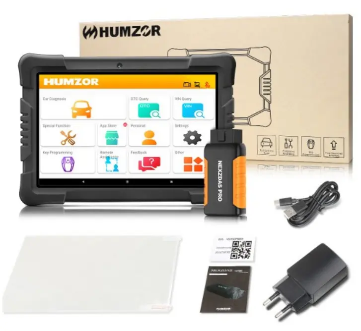 Humzor NexzDAS Pro Bluetooth tablette système complet outil de Diagnostic automatique professionnel OBD2 Scanner système complet outil de Diagnostic automatique