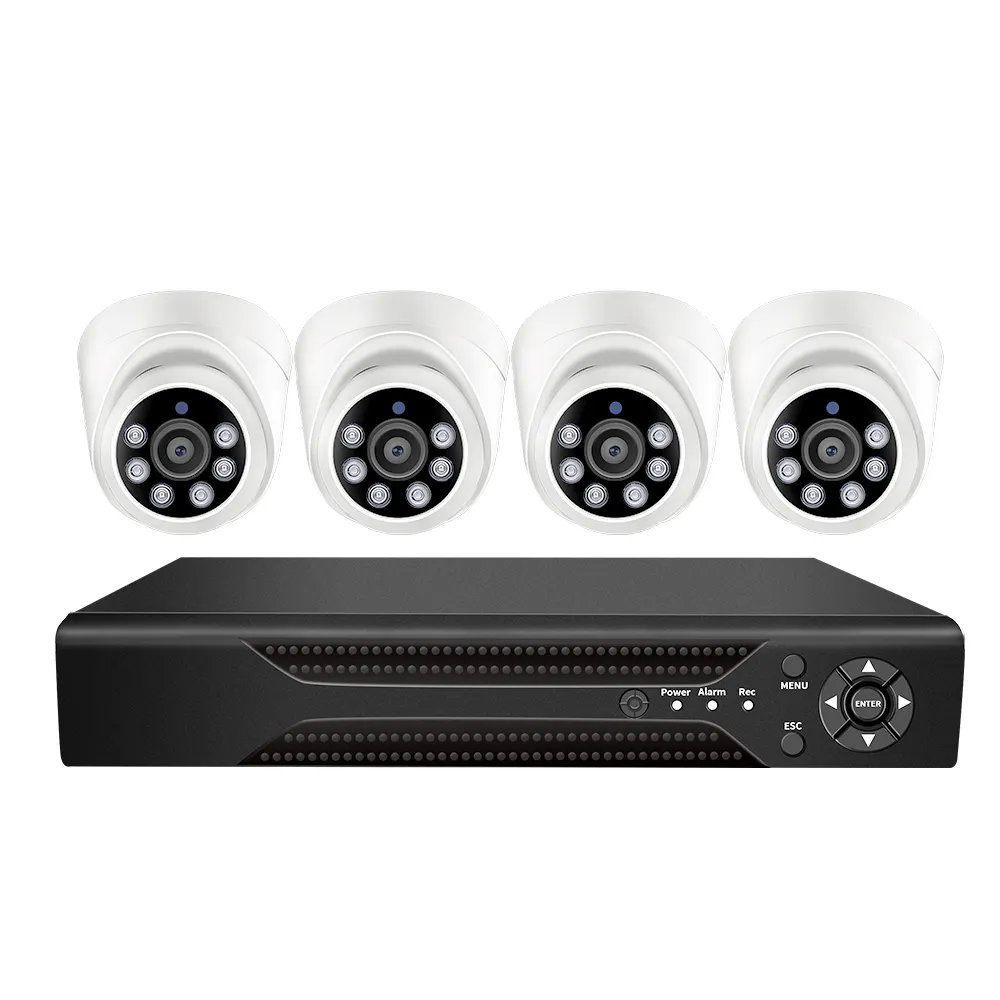 WESECUU 4K 2MP 5MP 8MP 4 8 16 canales visión nocturna hogar exterior seguridad DVR analógico AHD Cámara vigilancia Cctv sistema Kit