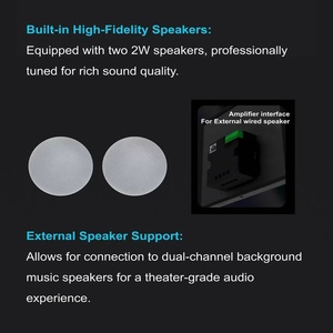 Tuya thông minh điều khiển trung tâm bảng điều khiển cho nhà được xây dựng trong IR từ xa Alexa nhận dạng giọng nói cho Bluetooth <span class=keywords><strong>Wifi</strong></span> khả năng tương thích cho khách sạn - Product Image 5