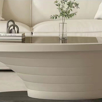 Table basse spirale de style italien moderne et luxueuse, best-seller, avec un design créatif, idéale pour les salons et les chambres