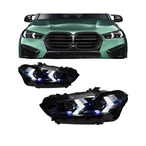 Blue Eyebrow Laser <span class=keywords><strong>X5</strong></span> X6 G18 Faros para <span class=keywords><strong>BMW</strong></span> <span class=keywords><strong>X5</strong></span> Alta configuración con temperatura de color de 8000K Nueva condición - Product Image 1