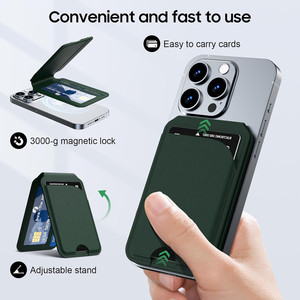 Cartera Magnética con Espejo Plegable y Espejo Integrado Compatible con la Serie <span class=keywords><strong>Apple</strong></span> iPhone (Imanes N52) - Product Image 2