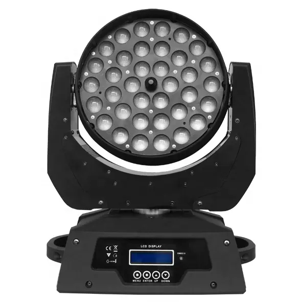 Asteran-cabezal móvil rgbw 4 en 1, lámpara led DMX de 36x10W con zoom