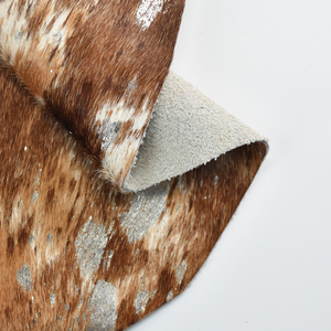 Großhandel 25 SF Pferdehaar-Leder Material Echtes Leder Tierdruck-Materialien Rindsleder Echtleder-Stoff für Schuhe Taschen - Product Image 2