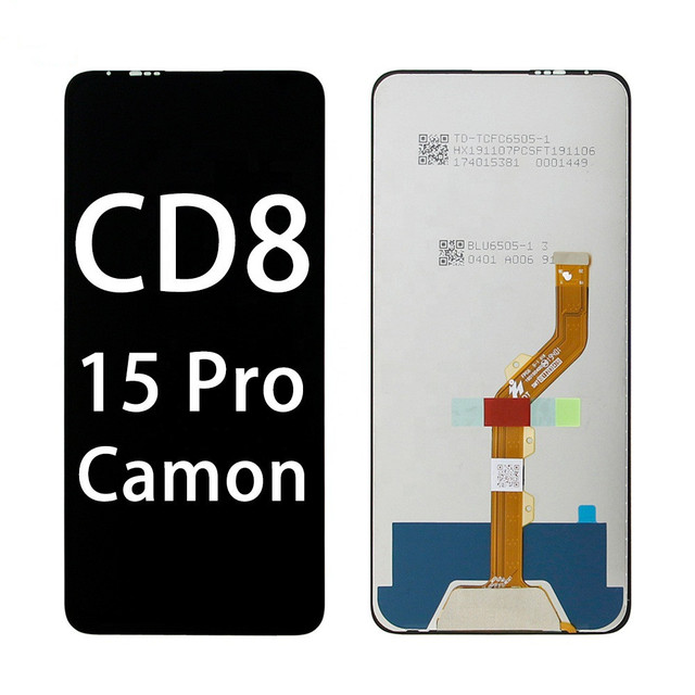 Factory Price High Definition Phone Spare Parts for Tecno Camon 15Pro 15Premier CD8 Lcd Screen