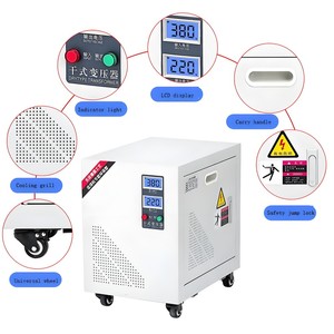 Tipo seco automático 15KVA 25KVA 30KVA 380V a 220V Transformador de aislamiento de bajo voltaje 3 fases a monofásicas - Product Image 3