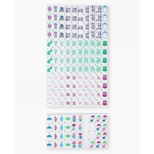 แผ่นไพ่มาจองอเมริกันสั่งทำพิเศษ สีเขียวอ่อน อะคริลิก ปี 2026 - Product Image 3