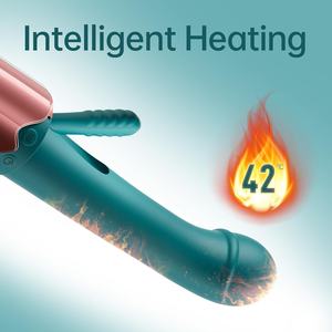 Kadın tavşan vibratör 42 ° sabit sıcaklık isıtma 20 titreşim modları gerçekçi yapay <span class=keywords><strong>penis</strong></span> seks oyuncak klitoris g-spot özellikleri - Product Image 3