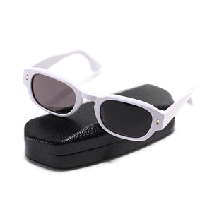 Lunettes de soleil en acétate à petite monture, vente en gros d'usine, logo personnalisé 2025, lunettes de soleil polarisées UV400 en acétate - Product Image 3