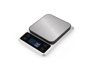 Balance de cuisine électrique à plateforme en acier inoxydable de haute qualité, capacité 5 kg, haute précision, balance numérique pour peser les aliments, mesure du poids du couvercle - Product Image 4