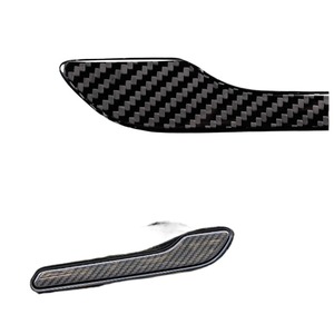 Poignées de porte en fibre de carbone sèche de haute qualité, modèle 3, couvre-poignées de porte, poignées de porte de voiture pour Tesla Model 3 2019+ - Product Image 6