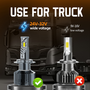AKE V68T 24V 90W Phare LED H4 Personnalisé 6000K 9000Lm CSP 3570 Faro LED H1 Camion LED Lumières H7 Phare LED avec Cnabus - Product Image 5