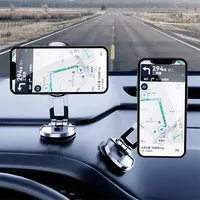 Support de téléphone pour voiture Support de téléphone portable pour tableau de bord Pare-brise Support de téléphone pour voiture pour iPhone pour Android smart