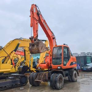 Doosan DH150w-7 Excavateur sur pneus 2019 Modèle 13520kg Poids en ordre de marche Haute qualité Utilisé Condition Bas prix Moteur principal d'origine - Product Image 4