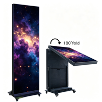 Schermo LED Verticale per Interni, Display Pubblicitario Digitale a Colori, Design Sottile per Supermercati, Boutique e Negozi di Moda