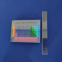 Acryl-Periodensystem der Elemente Klares Acryl-Periodensystem der Elemente Display Gedrucktes Lucite-Periodensystem der Elemente