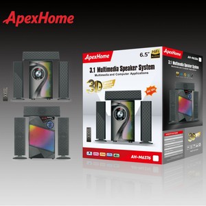 Sistema de Altavoces Inalámbricos Bluetooth con Luces RGB, Equipo de Audio Estéreo para TV de Escritorio, Salida de Sonido de Alta Potencia - Product Image 2