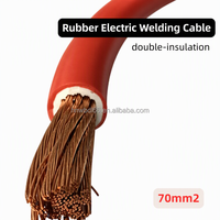Câble de soudage flexible à âme unique de haute qualité, en cuivre avec isolation en caoutchouc EPDM, vente en gros