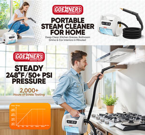 248 ° F/120 °   Nettoyeur Vapeur Portable Professionnel Haute Pression 3,5 bars 54oz/1600ml pour Voiture, à Main, Haute Température - Product Image 5