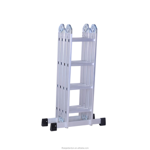 <span class=keywords><strong>Échelle</strong></span> multifonction en aluminium robuste de 5,7 m, 4*<span class=keywords><strong>3</strong></span> marches, convertible pour utilisation comme escalier ou échafaudage dans la construction résidentielle - Product Image 5