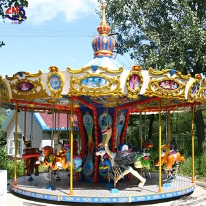 Amusement Park Rides Carousel Electric Merry Go Round Rides For Sale