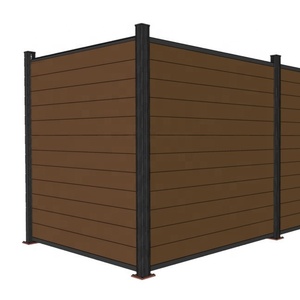 Hàng Rào Giá Rẻ <span class=keywords><strong>Wpc</strong></span> <span class=keywords><strong>Composite</strong></span> Hàng Rào Panels Vườn Chống UV Hollow - Product Image 4