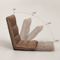 Canapé-lit pliant réglable à 5 positions, chaise longue inclinable, matelas pour salon, chambre à coucher, appartement
