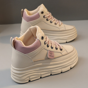 Chaussures de sport et de loisirs montantes à lacets LYKU W3625 pour femme – Respirantes, antidérapantes, tendance printemps-été-automne EVERGREEN - Product Image 4