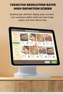 15 inch Máy tính để bàn tất cả trong một POS POS hệ thống tiền mặt đăng ký màn hình cảm ứng POS quán cà phê phần mềm cho hệ thống bán lẻ - Product Image 5