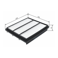 Para XTSKY filtro de aire automático de alto rendimiento de larga duración al por mayor de fábrica para C2438 MB906051 MB620596 modelos de coches de la marca del automóvil