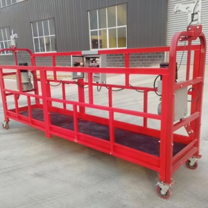 <span class=keywords><strong>Platform</strong></span> Pengangkat Kerja Udara Bertingkat Tinggi, Lift Listrik, Perancah Kerja Gantung Logam - Product Image 5