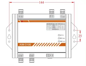 AIM-D100-CA dòng cách nhiệt màn hình 100 Volt cách nhiệt thiết bị giám sát DC cách nhiệt thiết bị giám sát