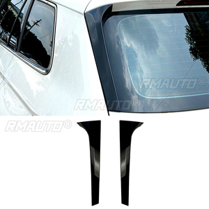 2 pièces Spoiler latéral de fenêtre arrière noir brillant pour Skoda Kodiaq 2017-2021 Accessoires de voiture - Product Image 1
