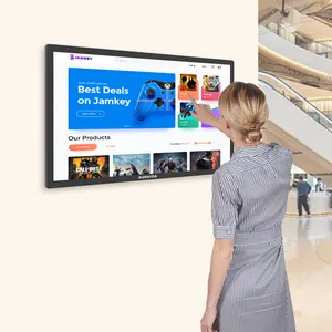 Pantalla de publicidad montada en la pared de 50 pulgadas monitor LCD publicidad sistema Android pantalla