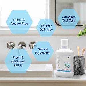 Enjuague Bucal Herbal Orgánico Sin Alcohol, Antibacteriano, Blanqueador Dental Natural, Refrescante Bucal, Productos de Cuidado Bucal - Product Image 3