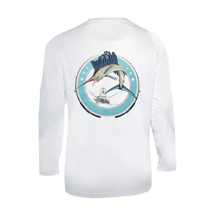 Sublimation 100 Polyester Spandex Fishing Jersey Shirts Upf50+ Fly Fishing Shirt - Product Image 4
