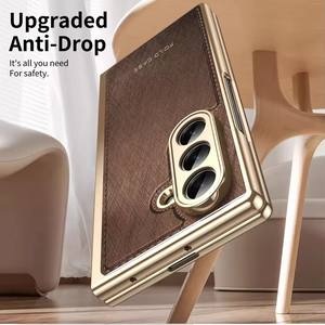 Coque de téléphone HandFell pour Samsung Galaxy <span class=keywords><strong>Z</strong></span> Fold7 Fold 7 5G Film avant en verre trempé à texture croisée - Product Image 6