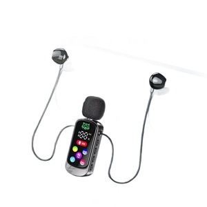 Écouteurs sans fil à clipser sur le col, casque stéréo 5.4 avec affichage numérique pour jeux en direct et appels - Product Image 2
