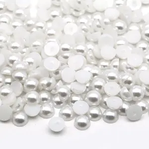 Perlas de plástico ABS de tamaño a elegir, accesorio decorativo para prendas de vestir, venta al por mayor, kilogramo a granel