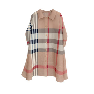 PY2026 Cardigan plissé haut de gamme pour femme, style châle, coupe ample, manches longues, couleur unie, polyvalent, motif Miyake, pour l'été - Product Image 5