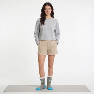Chaussettes de sommeil doublées en polaire avec logo personnalisé transparent, motif flocon de neige nordique, pour <span class=keywords><strong>femmes</strong></span>, usage quotidien - Product Image 4
