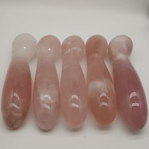 Varinha de Cristal de Quartzo Rosa Natural, Massageador de Ovo Yoni Artesanal para Cura Reiki, Bem-Estar Feminino, Presentes Espirituais - Product Image 4