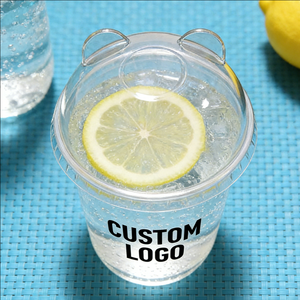 แก้วพลาสติกใส PP พร้อมฝาปิดลายแพนด้า สำหรับชาไข่มุก กาแฟ ขนาด 16 ออนซ์  แบบใช้แล้วทิ้ง  ขนาดเส้นผ่านศูนย์กลาง 90 มม. ผนังชั้นเดียว - Product Image 6