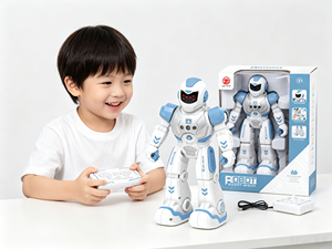<span class=keywords><strong>Robot</strong></span> intelligent guidé par infrarouge avec évitement d'obstacles, commande vocale, fonctionnalités d'apprentissage interactif programmables - Product Image 3